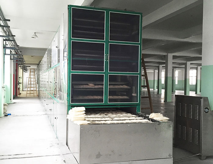 連續多層吊盒式烘干系統 連續多層吊盒式烘干系統