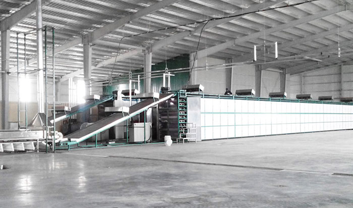 蒸煮定型灘涼烘干 蒸煮定型灘涼烘干