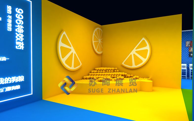 展廳展柜表面材質(zhì)可以選用進(jìn)口墻面貼紙